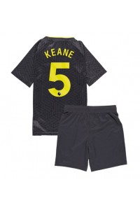 Everton Michael Keane #5 Babytruitje Uit tenue Kind 2024-25 Korte Mouw (+ Korte broeken)